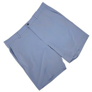 Callaway NWT Chambry Blue Opti-Dri UPF 50 Sun Protection Flat Front Shorts, 38W